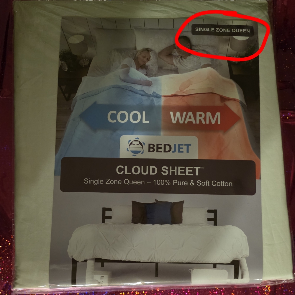 Cloud Sheet - Blue and Orange Comfort